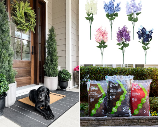Outdoor lawn/gardening/decor cover photo collage