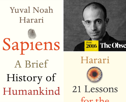 Sapiens: A Brief History of Humankind companion reads on human history cover photo collage