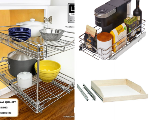 Pull Out Drawer Organizers That Stopped Me From Digging Through My Pantry Like a Raccoon cover photo collage