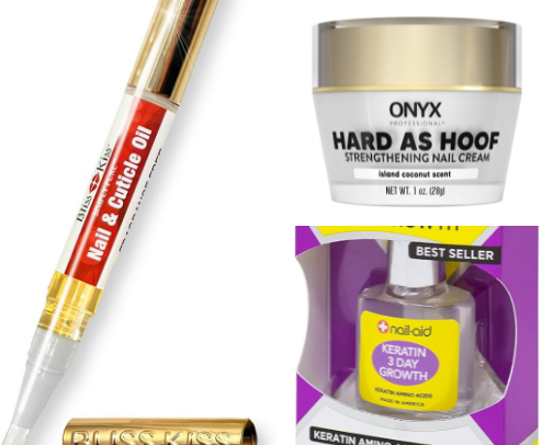 Fix my weak nails with me lol cover photo collage