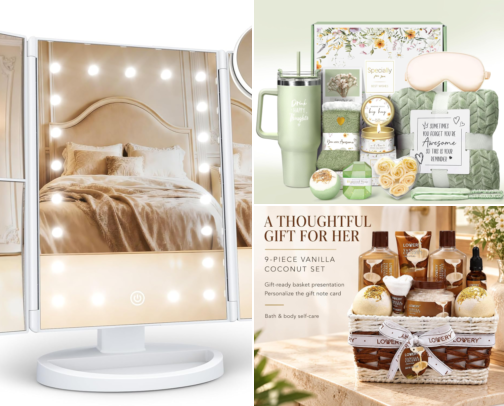 Best Gifts for Her Under $50 cover photo collage