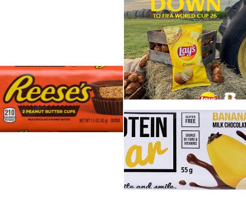 Snacks cover photo collage