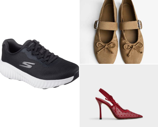 Every Girls trendy shoes cover photo collage