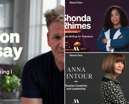 Best MasterClass Courses 🎓✨ cover photo collage