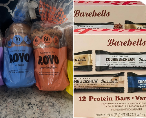 My favorite High Protein, Low Calorie snacks. cover photo collage