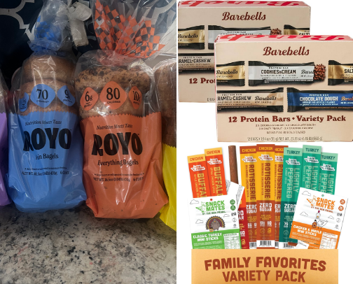 My favorite High Protein, Low Calorie snacks. cover photo collage
