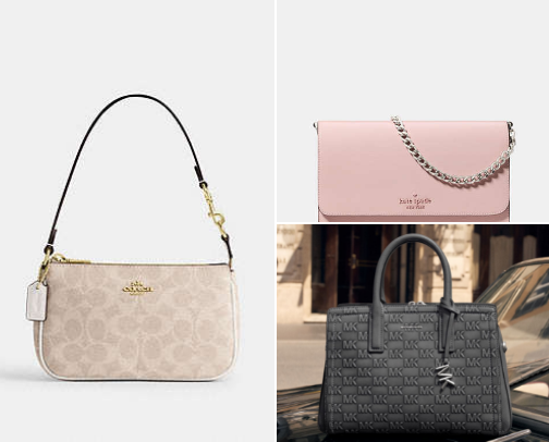 Lux Handbags cover photo collage