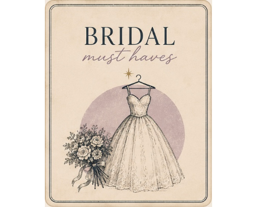 Bridal Must Haves cover photo collage
