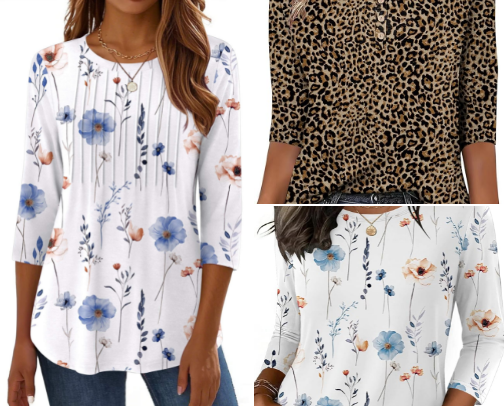 Top 10 Three-Quarter Sleeve Tops That Pull Any Work Outfit Together cover photo collage