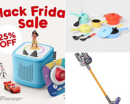 Christmas list for toddlers 2025 cover photo collage