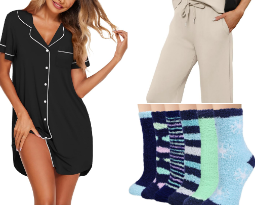 Comfy clothes cover photo collage