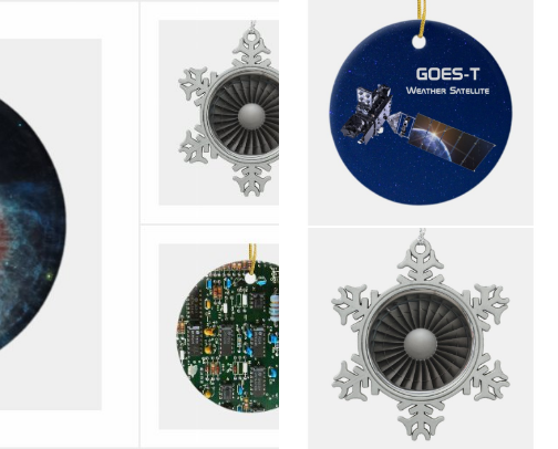 Unique Christmas Tree Ornaments cover photo collage