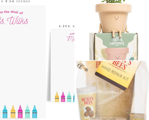 Teacher gifts they will actually use! cover photo collage