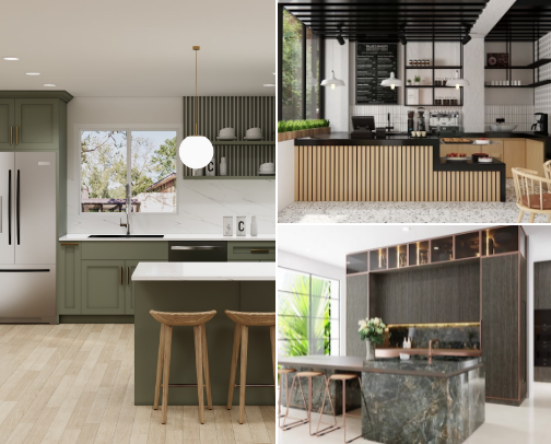 Stylish & Cozy Interior Designs cover photo collage