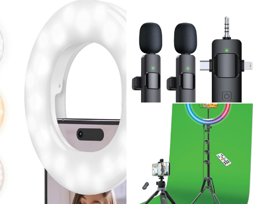 Everything You Need for Content Creation. cover photo collage