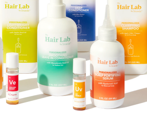 Hair products cover photo collage