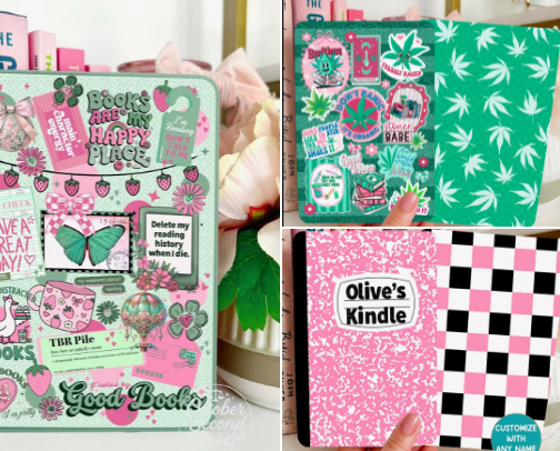 Matcha Mornings & Cozy Vibes Kindle Inserts cover photo collage