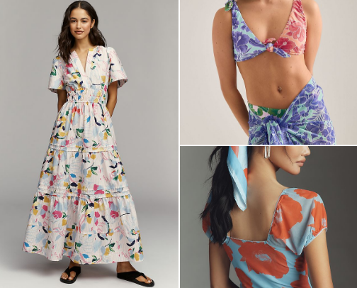 Beautiful Summer Outfits With Big, Bold Patterns! cover photo collage