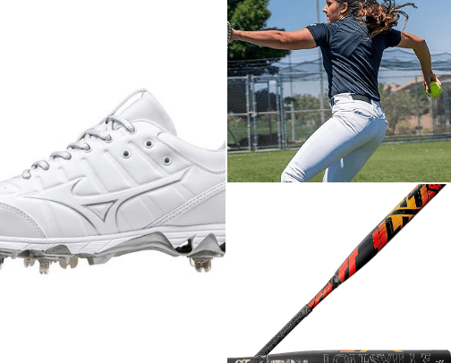 Softball items you need if you're a player or a parent of a player. 🥎 cover photo collage