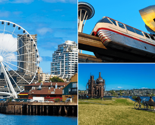 Seattle, Washington cover photo collage