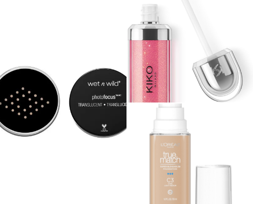 Drugstore makeup💕 cover photo collage