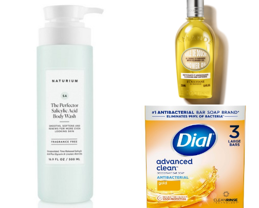 Shower necessities cover photo collage