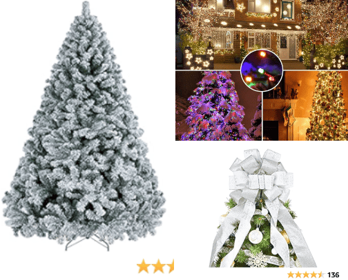My Christmas tree and what's on it this year - 2023 cover photo collage