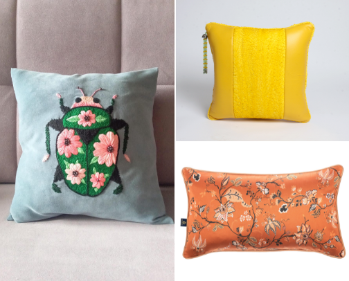Statement Pillows Everyone Will Envy cover photo collage