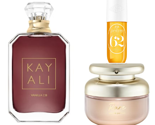 My favorite perfumes 💗💕 cover photo collage