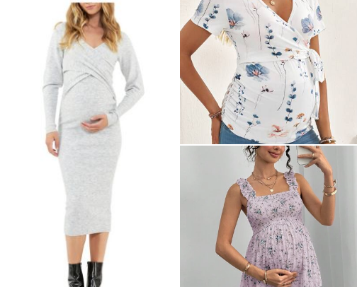 Comfortable Maternity Clothes cover photo collage