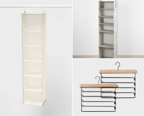 closet organization tools from a retail employee cover photo collage