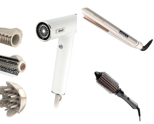 Hair Heat Tools cover photo collage