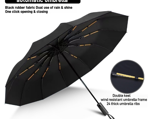Check out 【COD】24 Bones/10 Ribs Automatic Umbrella Windproof Anti-UV Sunscreen Large Umbrella Folding Sunshade for ₱169. Get it on Shopee now! https://s.shopee.ph/8fGXyTfxJu cover photo collage