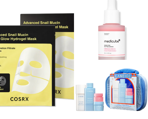 Best Korean Skincare Products for Glass Skin ✨ | COSRX, Laniege & More cover photo collage