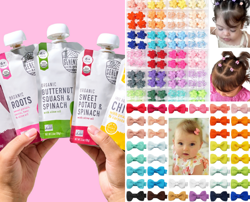 Baby products I trust & LOVE cover photo collage