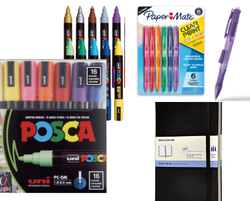 ✨Art supplies ✨ for your DIY projects or for sketchbooking, etc!! cover photo collage