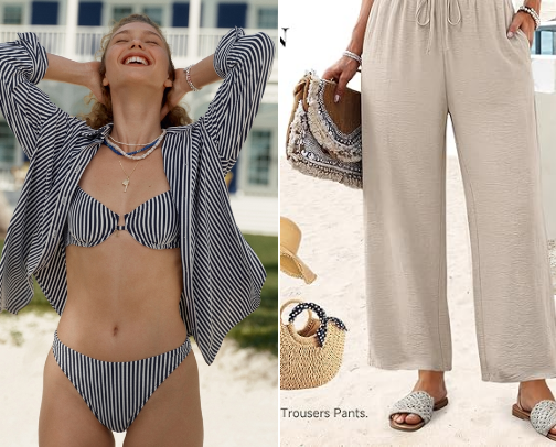 Women’s summer clothing cover photo collage