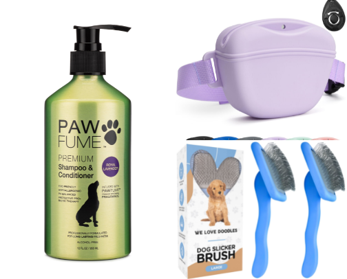 Doodle Must Haves: Oscar and Bleu’s Favorite Things cover photo collage