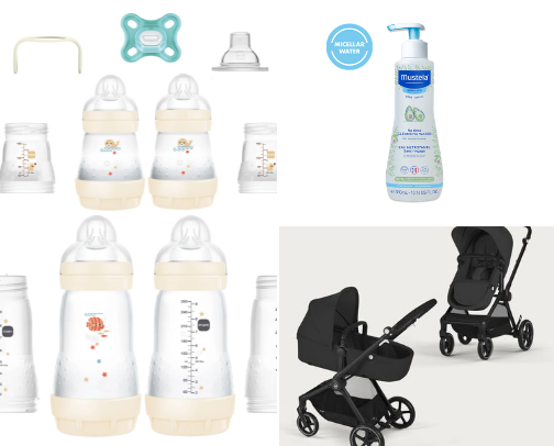 Baby Item essentials 🍼✨ cover photo collage