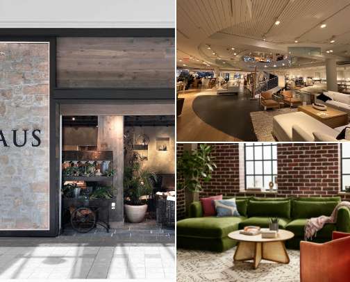 Sit. Lounge. Rest. Love. Repeat. Furniture for all styles cover photo collage