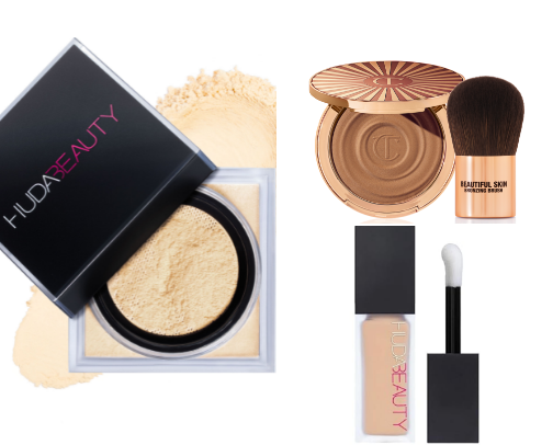 High end make up cover photo collage