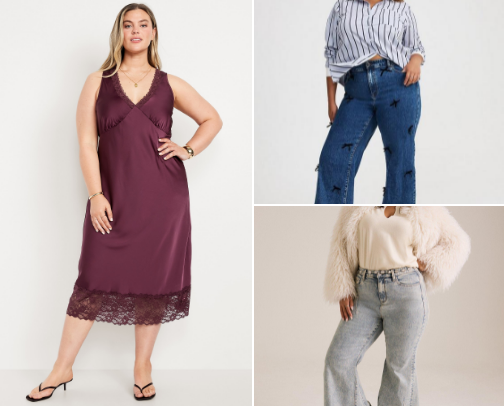 My fashion favorites as a mid-size woman💓 cover photo collage
