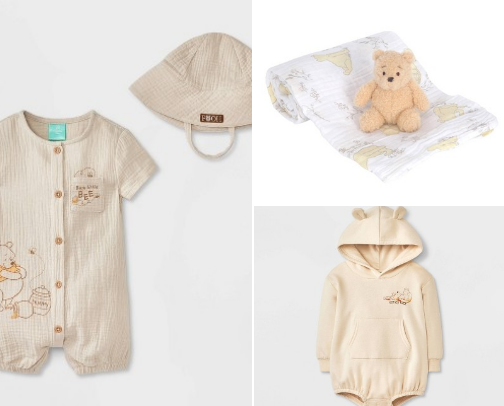I love Winnie the Pooh baby things cover photo collage