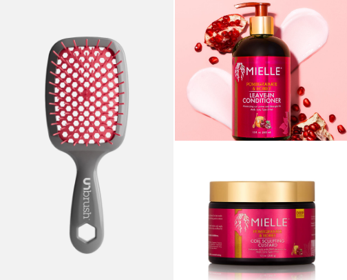 my fav curly products cover photo collage