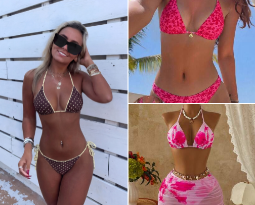 Must have bikini’s for the summer sheln finds . cover photo collage