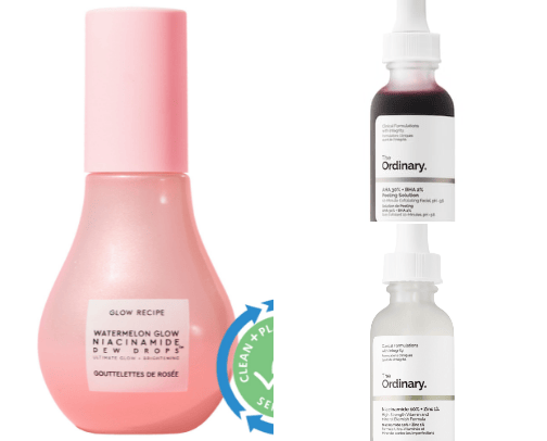 Skincare for acne prone and dry skin cover photo collage