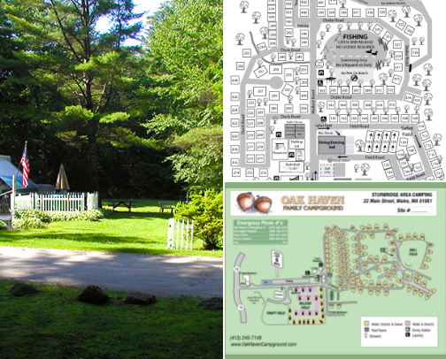 Camping in New England cover photo collage