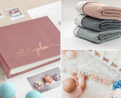 Cool items for your newborn cover photo collage