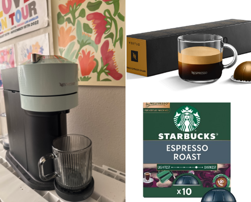 my coffee cart ☕️ cover photo collage