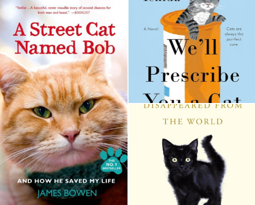 Books for you if you love reading, colouring and cats😸 cover photo collage